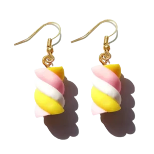 Boucles d'oreilles résine fantaisie bonbon - Bonbon