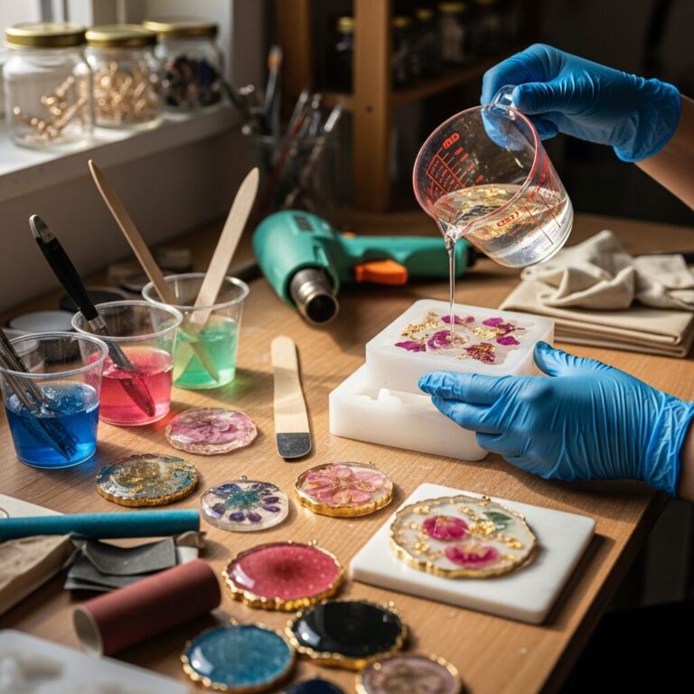 Découvrez comment faire des objets en resine : guide expert pour apprivoiser les bases, astuces d’inclusion (fleurs séchées, feuilles d’or) et finitions artisanales. Créez des pièces uniques faites main, lumineuses et durables.