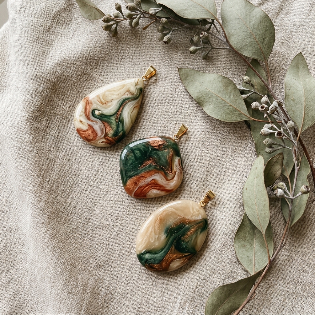 Comment choisir un collier en résine marbré qui vous ressemble vraiment - illustration