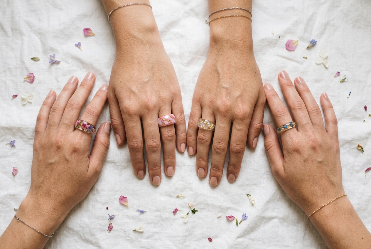 a quel doigt porter une bague en resine featured